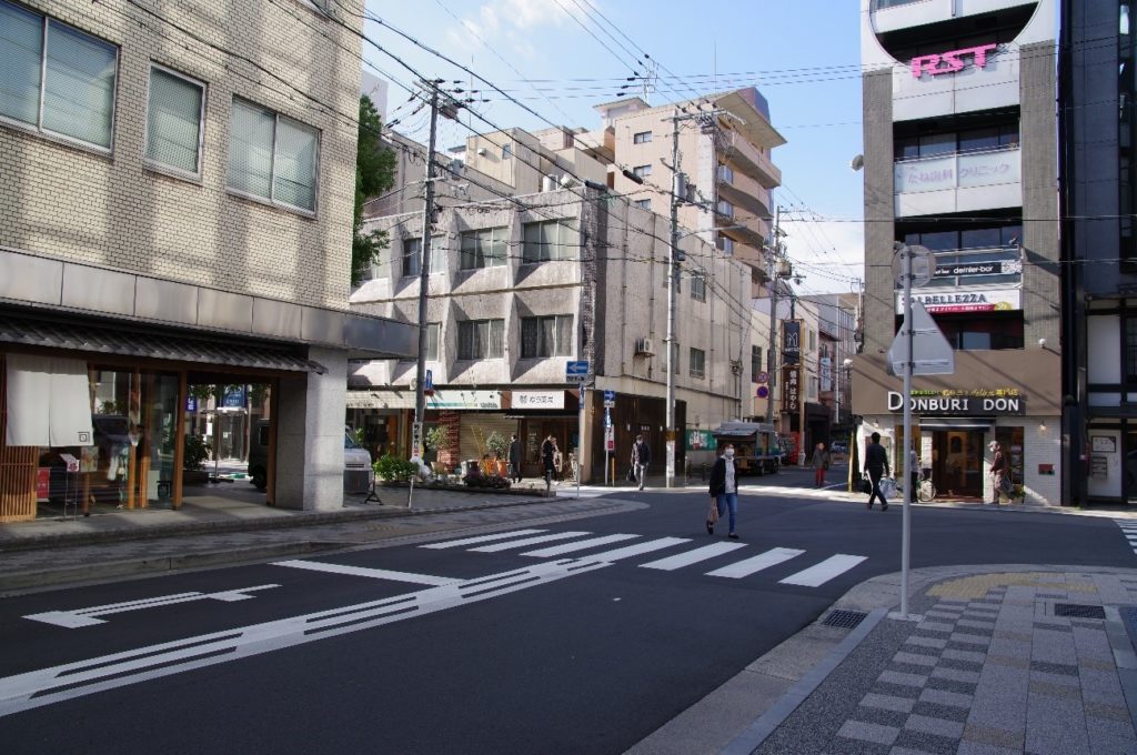 EYS音楽教室京都スクール近くの風景