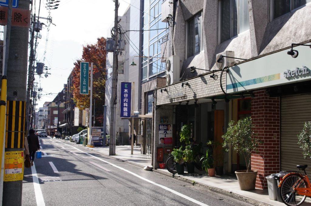 EYS音楽教室京都スタジオ近くの風景