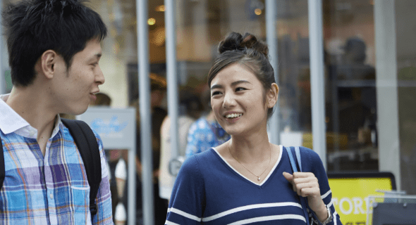 気になるあの人と街デート!